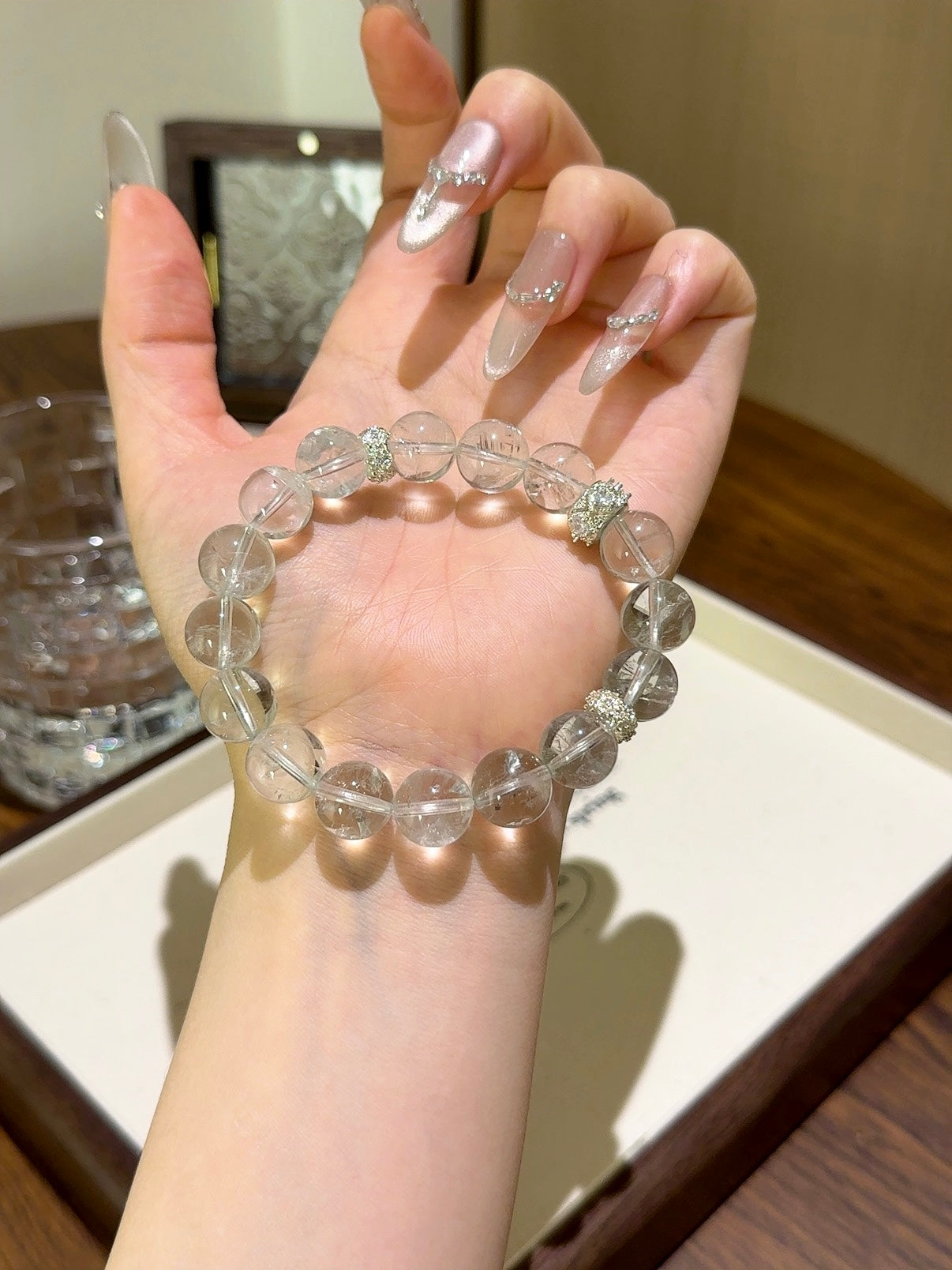 ▫️▪️ Green crystal bracelet